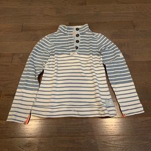 Joules Blue and White Striped Pullover